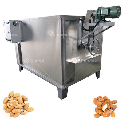 200 kg/h op maat gemaakte gas-elektrische notenrooster voor snackproductie