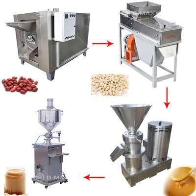 3000*1200*1700 mm Supply Creamy Peanut Butter Production Line Machine maken