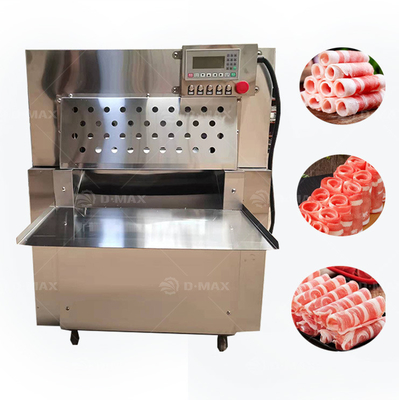 Versatile 0, 1-5 mm snijgrootte Bevroren schapen-rundvlees snijmachine voor commerciële