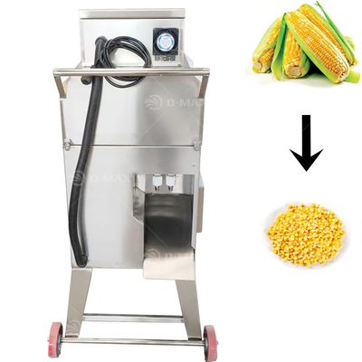 Machine voor het afhakken en schillen van vers maïs