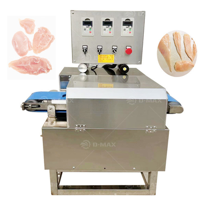 Parallell bevroren vlees snijmachine Perfect voor het snijden van kip borst en vis vlees