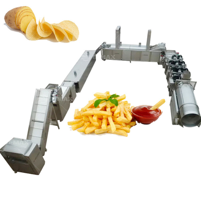 Potato Chips Verwerkende industrie Machinery Functie Volledig automatische productiemachine
