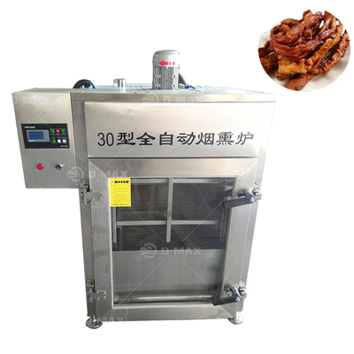 30 kg/partij High Speed gerookte vis-vlees bakoven met trolley en roken apparaat