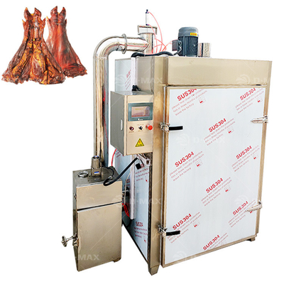 30 kg/partij High Speed gerookte vis-vlees bakoven met trolley en roken apparaat
