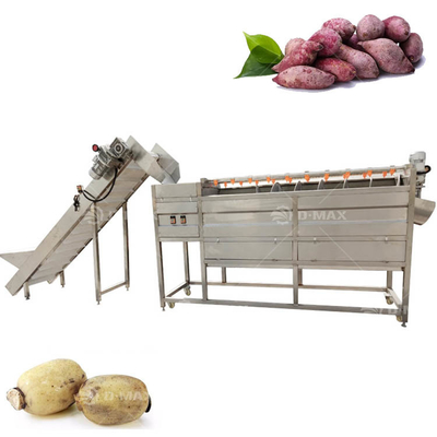 High Speed Groenteverwerkingslijn met 3,75 kW Power en Bubble Cleaning Technology