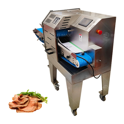 Equipment voor de voedingsindustrie 304 roestvrij staal gekookt vlees worst ham spek snijmachine