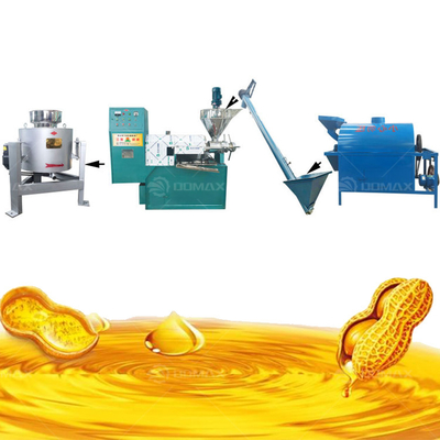 Energiebesparende machine voor het raffineren en bottelen van eetbare oliën met oliepersmachine voor zaden