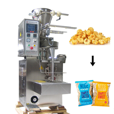 Goede prestaties Noten Droge vruchten Banana Chips Kleine snoep Granule Filling Packaging Machine met 220/380v Power