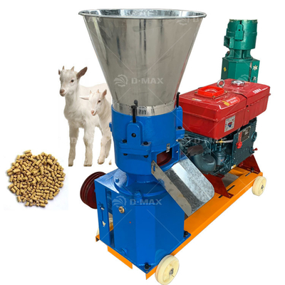 220v/380v Spanning Wheat Bran Pellet Maker voor kleine Mini Geit Vee Cat