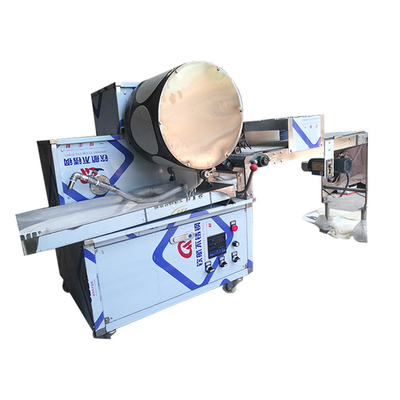 Automatische Spanning 380v Pancake Chapati Spring Roll Wrapper Egg Roll Skin Maker Machine