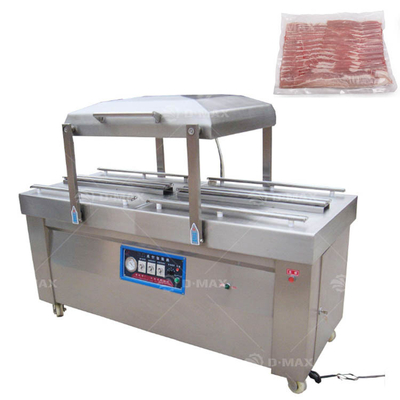 Heavy Duty Table Top Double Chamber Vacuum Sealing Machine voor stof varkensvlees rundvlees en thee