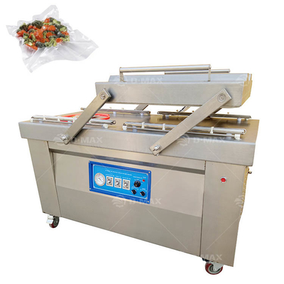 Heavy Duty Table Top Double Chamber Vacuum Sealing Machine voor stof varkensvlees rundvlees en thee