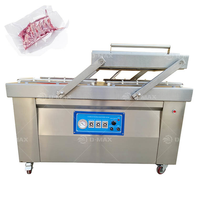 Heavy Duty Table Top Double Chamber Vacuum Sealing Machine voor stof varkensvlees rundvlees en thee