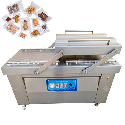 Doppelkamera Clamshell Vacuum Sealer voor vacuümverpakking Voedsel Gemarineerd Vlees Droog nat