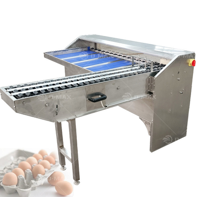 Precieze eiersorteermachine met een capaciteit van 5400 eieren per uur en een gemakkelijke bediening