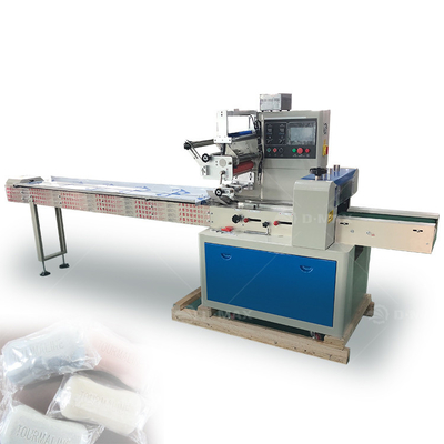 3/4 Sides Seal Nuts Enrobing Chocolate Flow Wrapping Machine voor Design Nutrition Bar