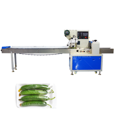 3/4 Sides Seal Nuts Enrobing Chocolate Flow Wrapping Machine voor Design Nutrition Bar