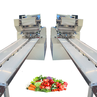 3/4 Sides Seal Nuts Enrobing Chocolate Flow Wrapping Machine voor Design Nutrition Bar