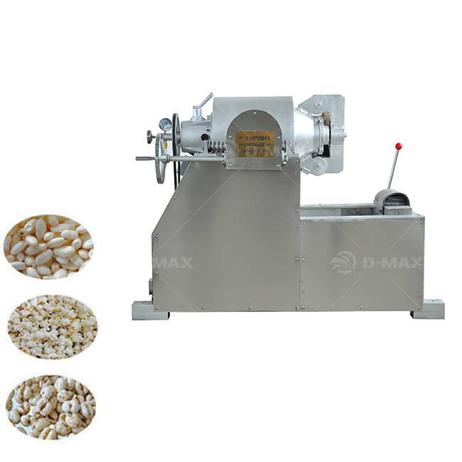 0.75kw Graan Bean Peanut Rice Puff Machine voor gepufte maïs-tarwe-granenproductielijn