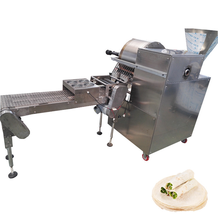 Automatische Spanning 380v Pancake Chapati Spring Roll Wrapper Egg Roll Skin Maker Machine