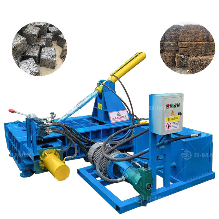 Elektrische motor Volledig automatische metalen baler voor schroot staal aluminium blik koperdraad